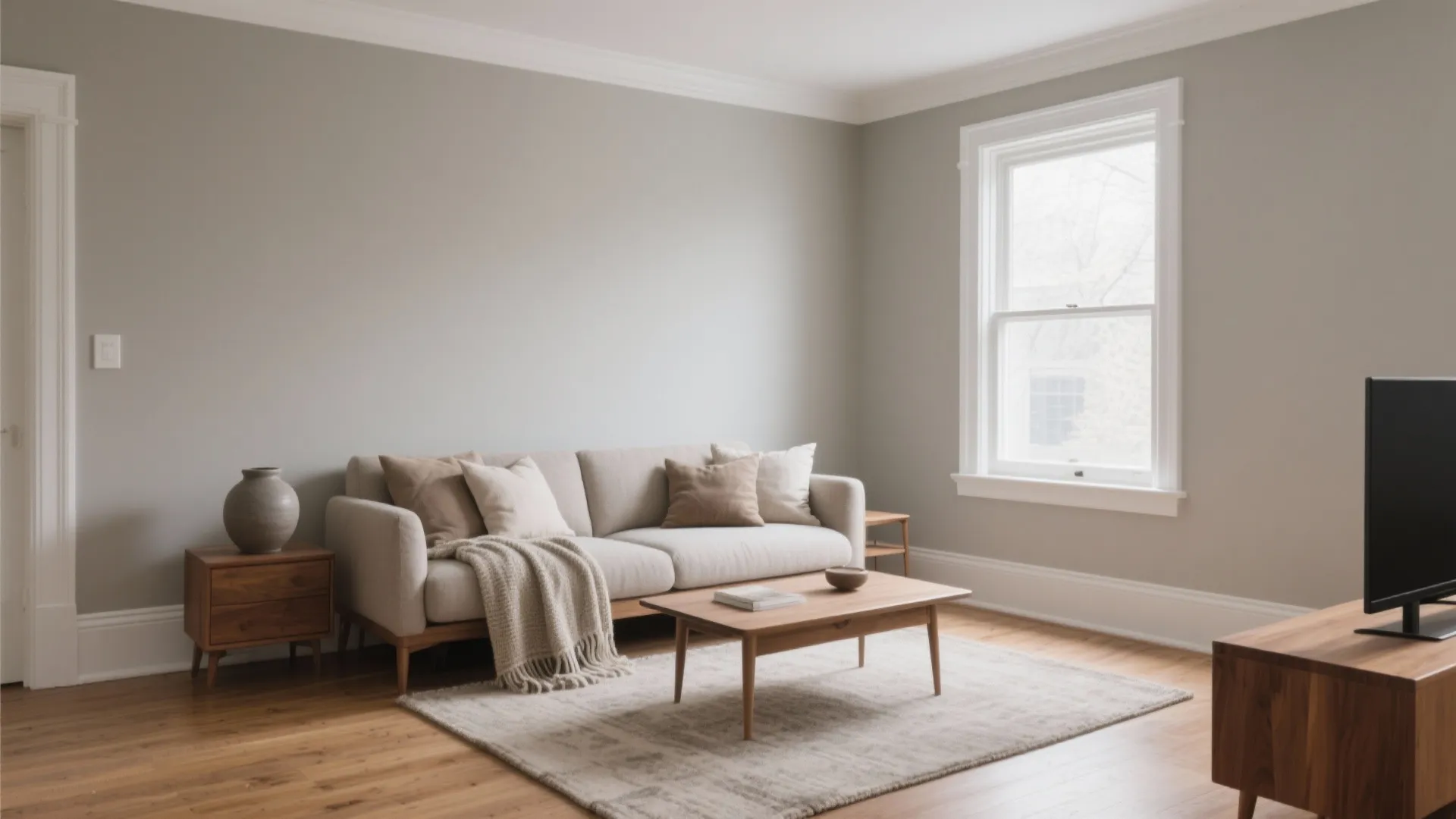 1) Soft Greige Neutrals That Warm Without Yellowing