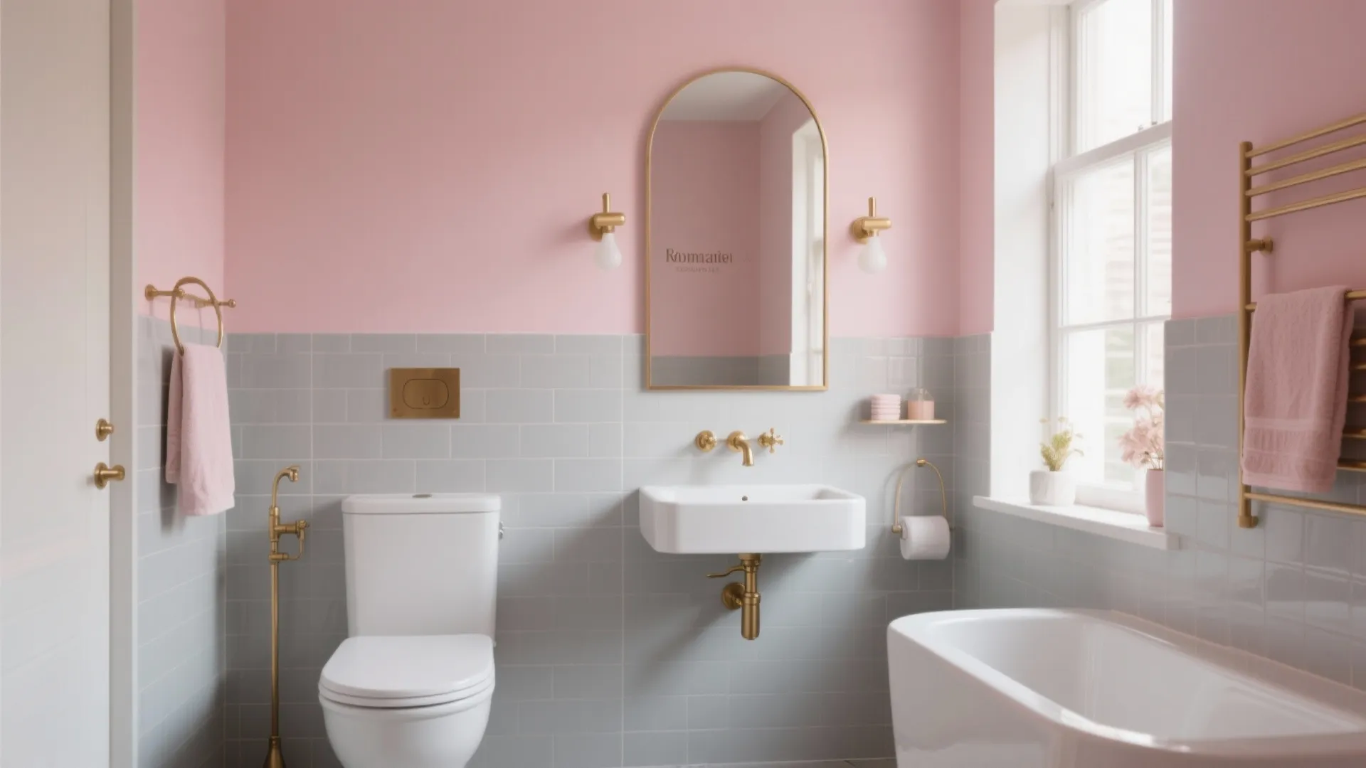 2. Soft Grey & Blush