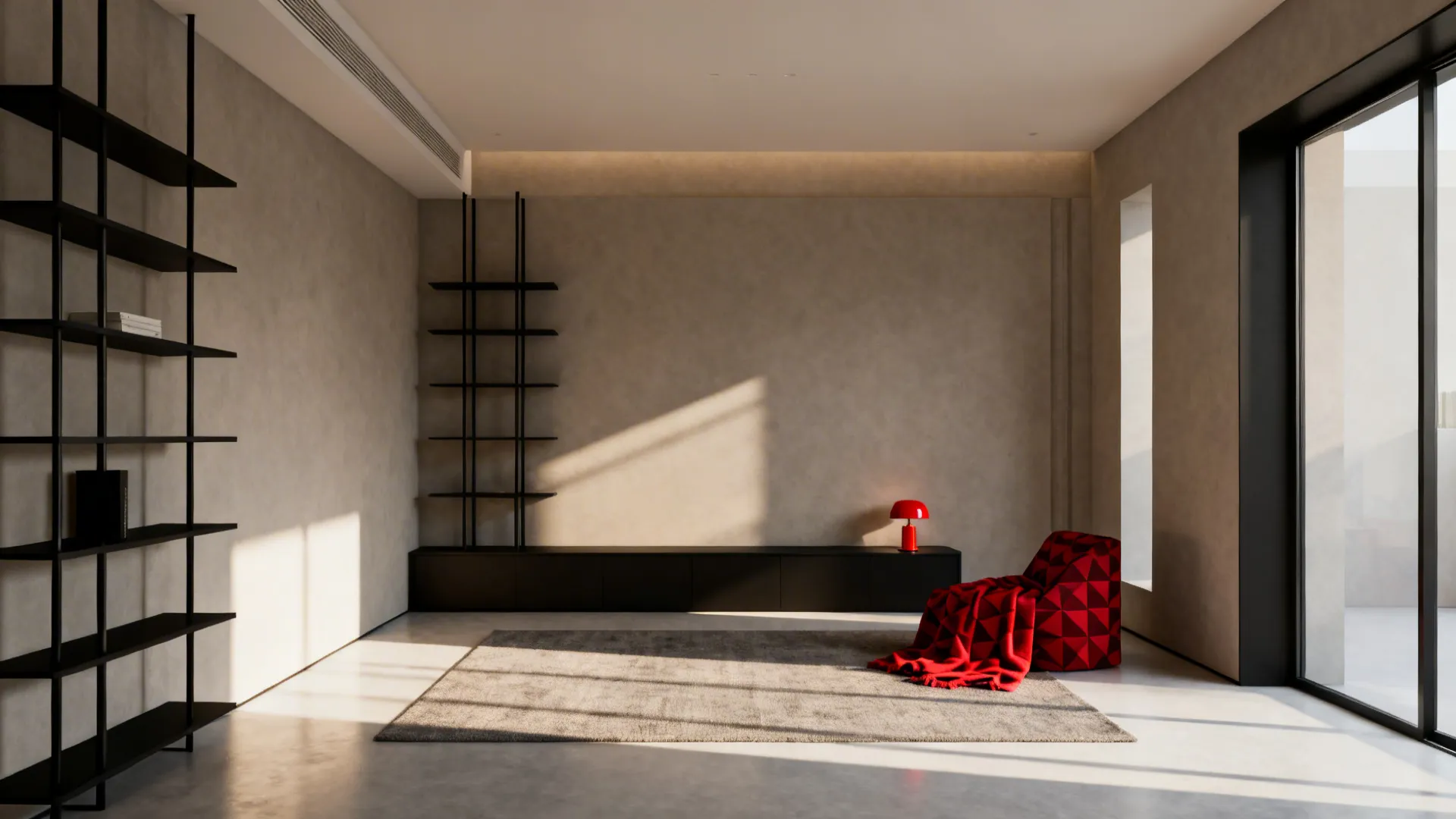 2. Use soft greys as a calming canvas