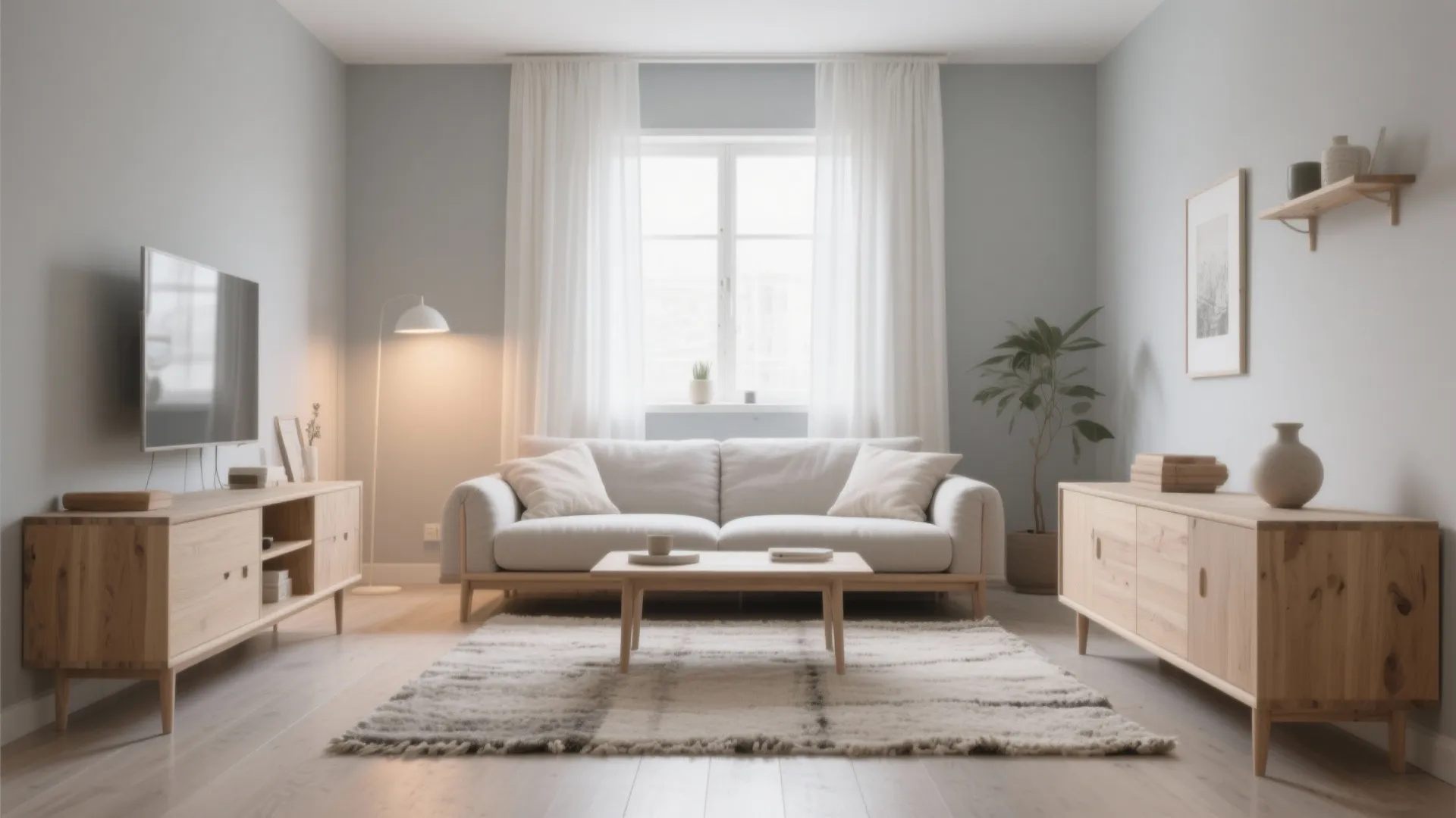 Soft Grey Scandinavian Palette