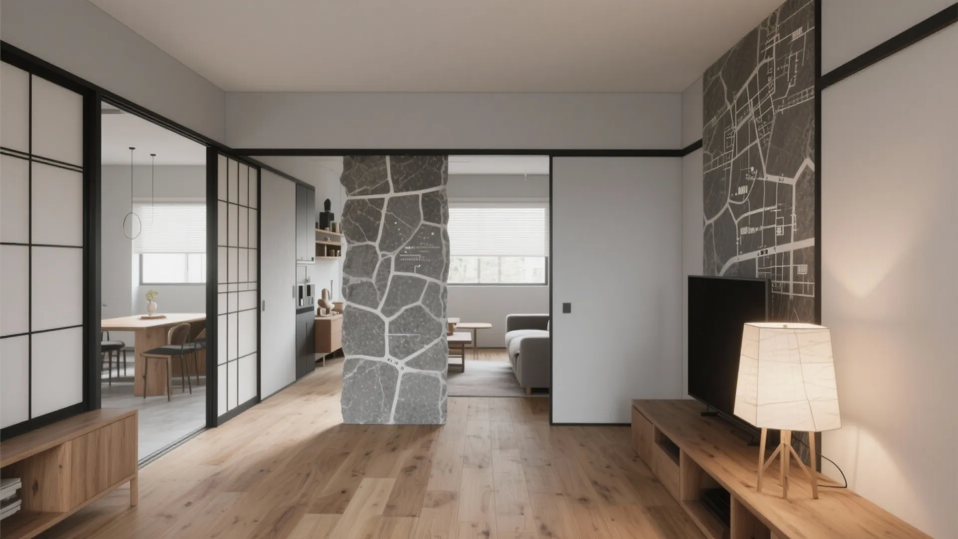 Tips 4: 色と質感は“柔と剛”で組む—京都の静けさ×大阪の活気をLDKに融合