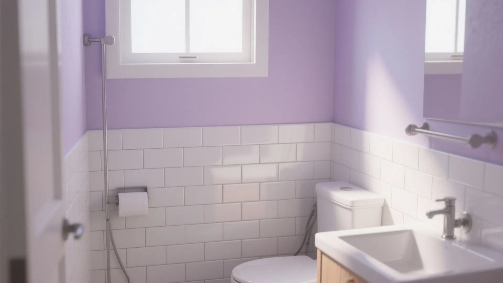 1. Soft Lavender Walls