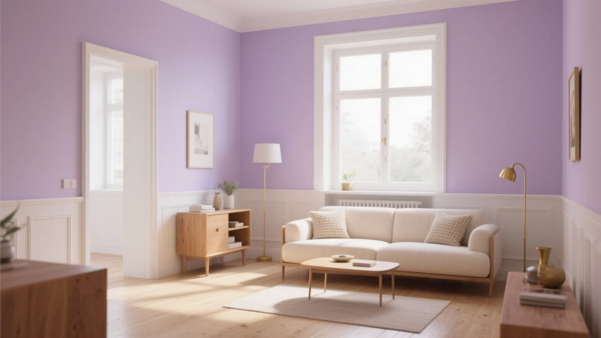 5 Purple Paint Ideas for Living Rooms: Creative purple paint colors and schemes to make small living rooms feel luxe and cozy