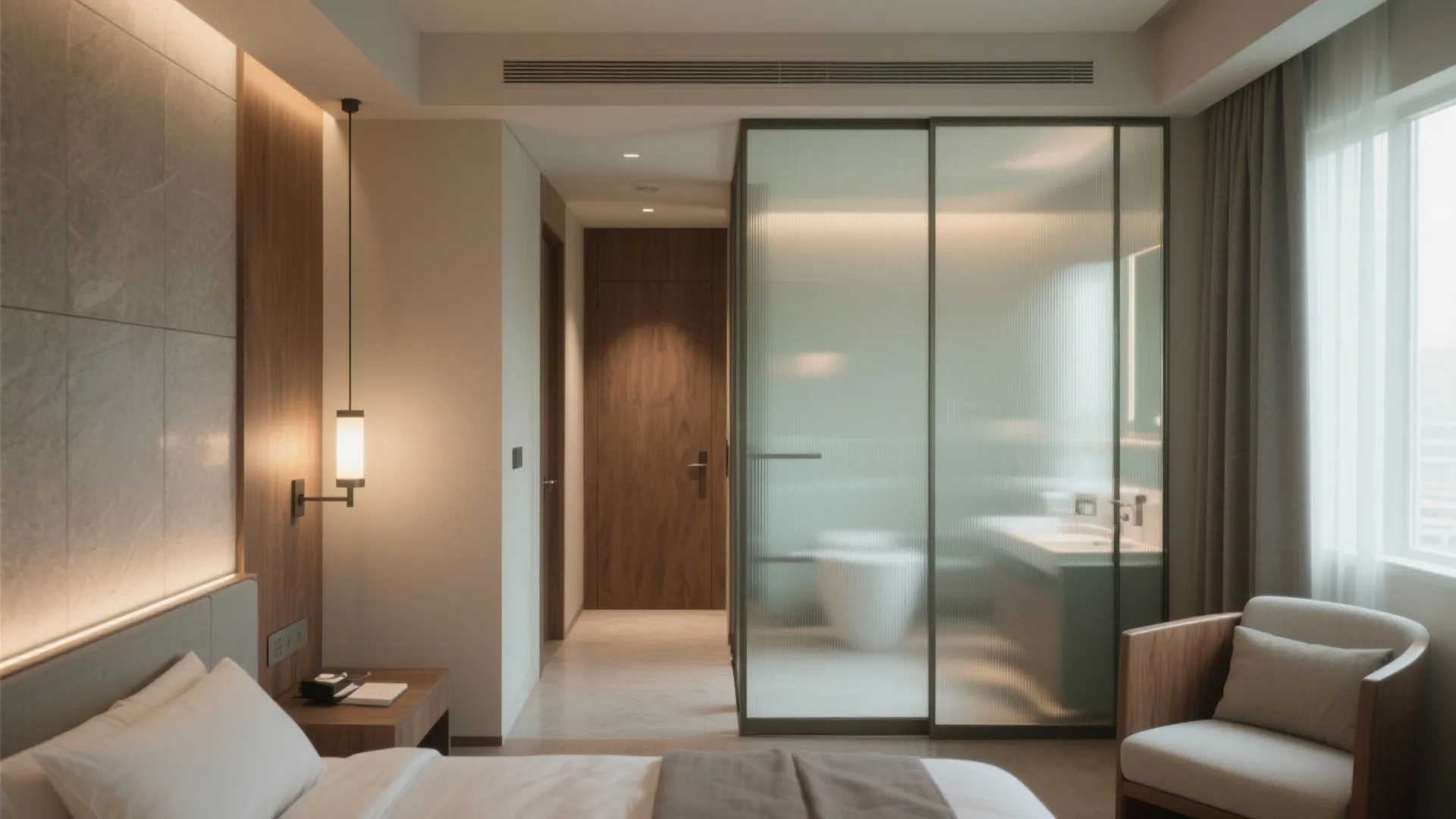 Soft-Zone Lighting and Glass Partitions