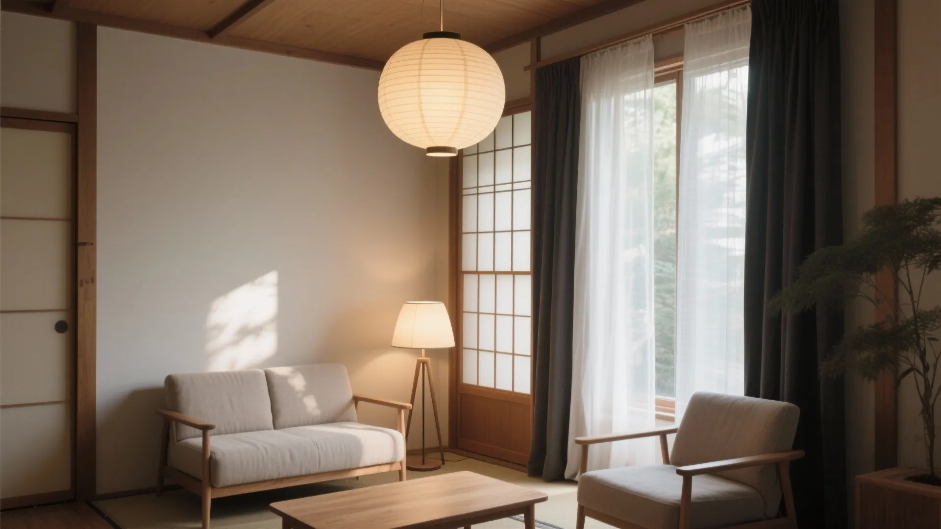 Soft light, shoji-inspired layers, and daylight discipline