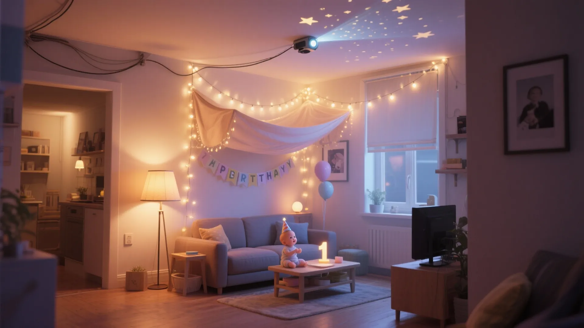 Soft Lighting + Gentle Soundscape