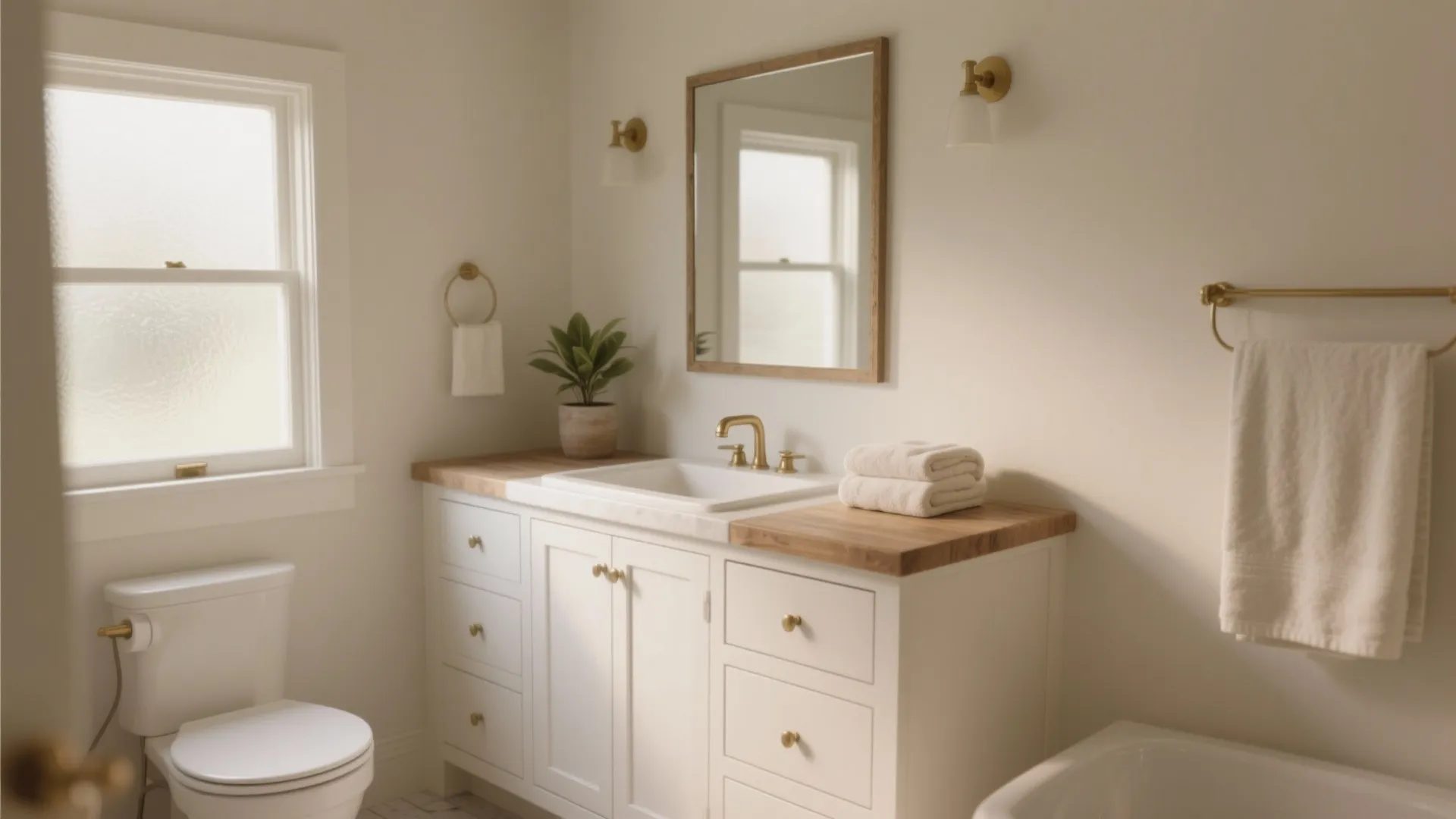 5 Chalk-Painted Bathroom Cabinet Ideas