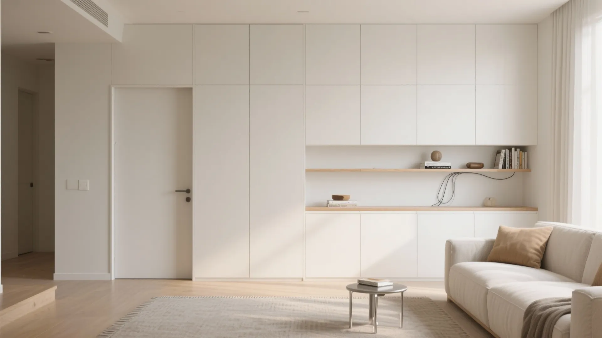 Soft-Minimal Storage that Calms Visual Noise