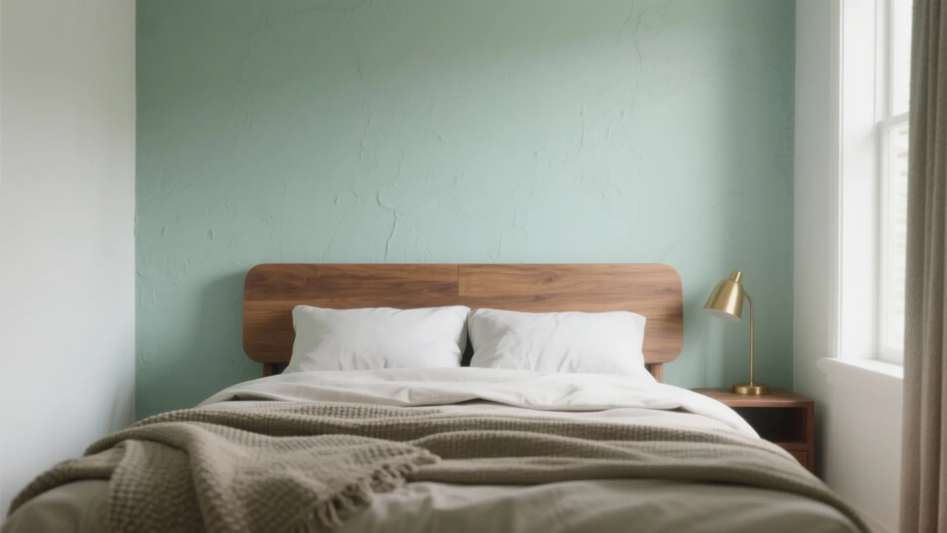 1. Soft Mint Accent Wall