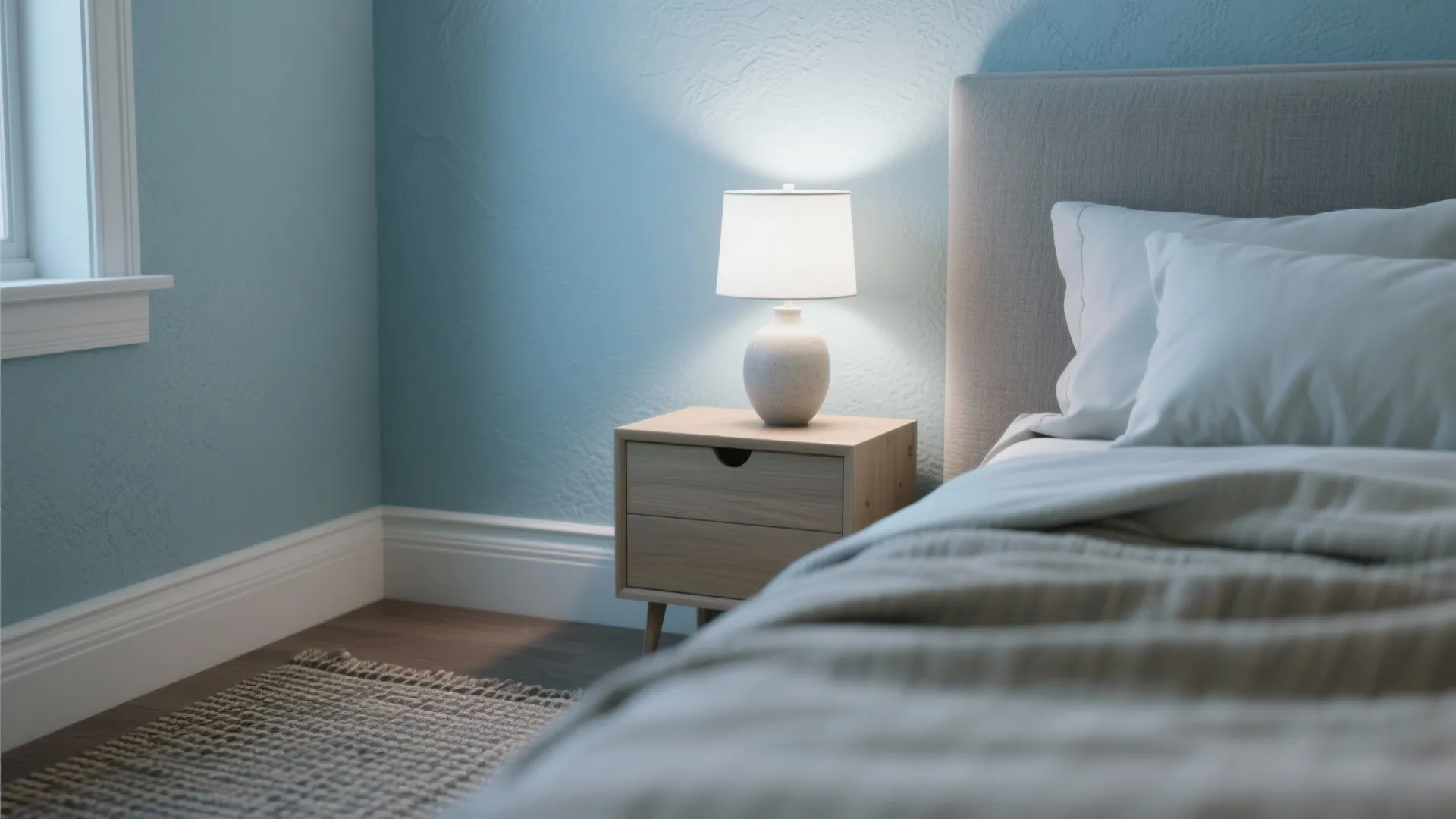 1. Soft Mist Blue for a Calm Retreat