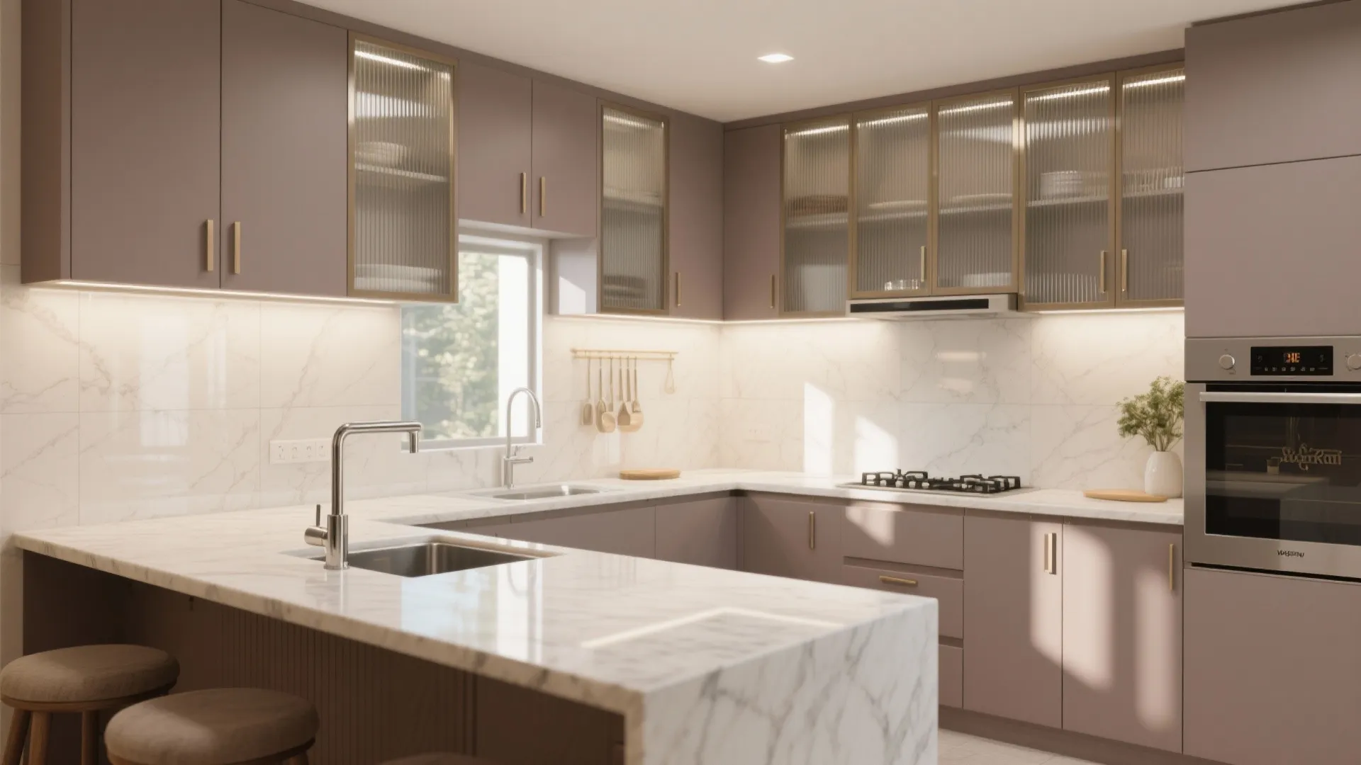 Soft-Modern Kitchens: Quiet, Efficient, Entertaining-Ready