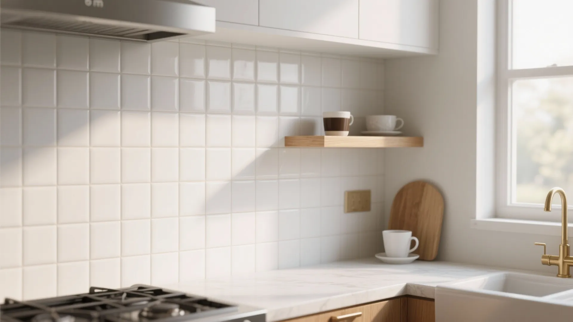 Soft-Monochrome Quilt Tile Grid