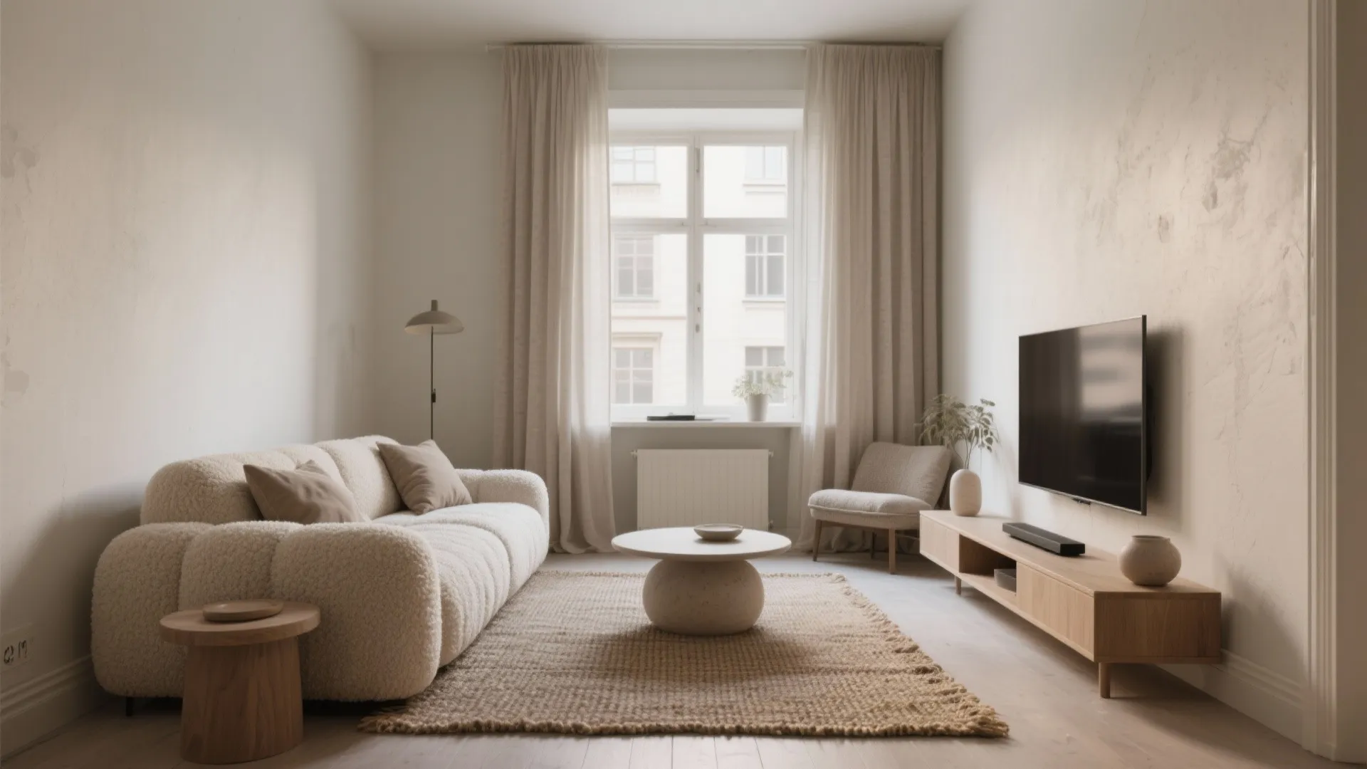 Soft Neutrals with Textured Contrast