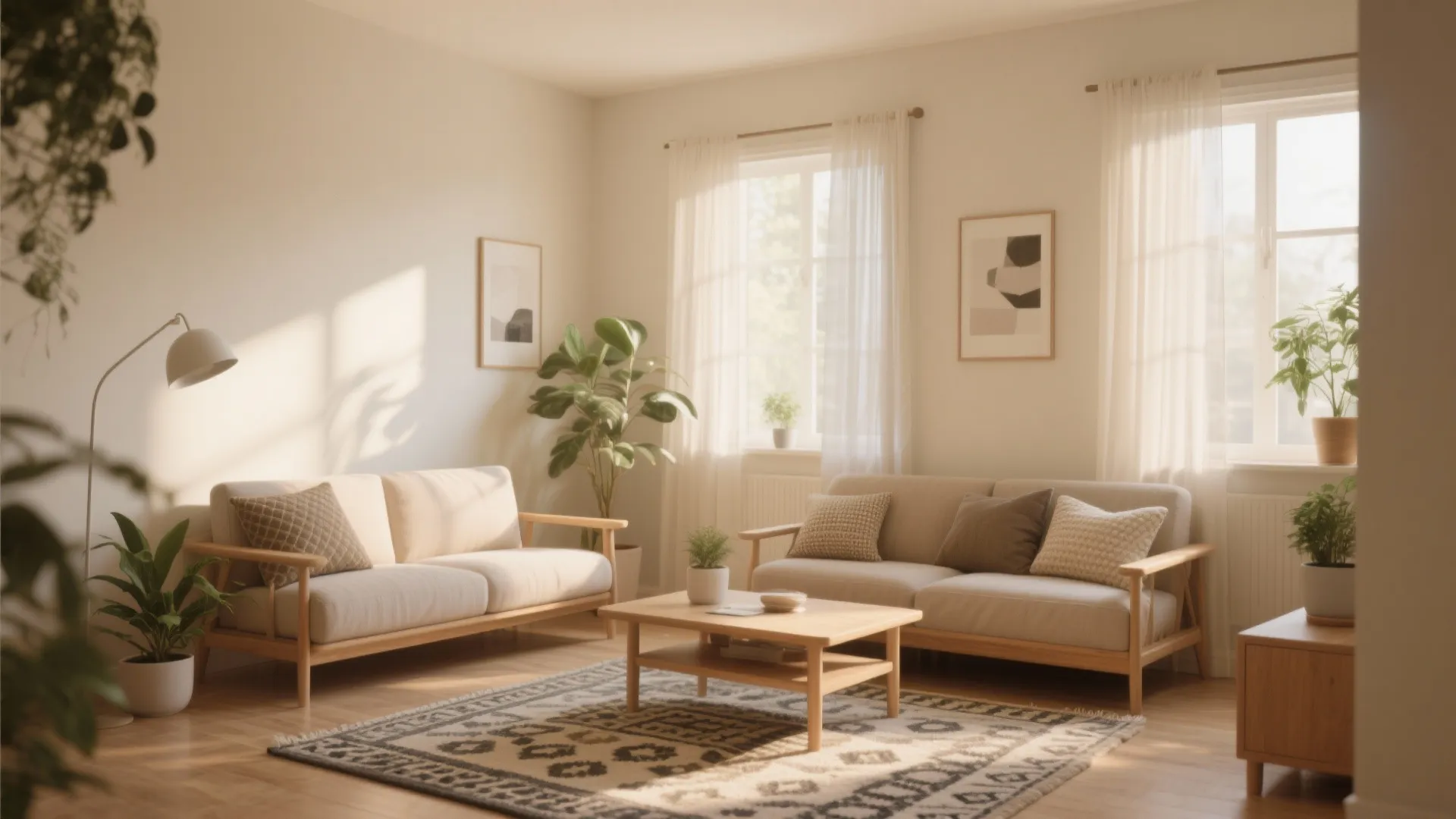 Soft Neutral Tones for an Airy Feel