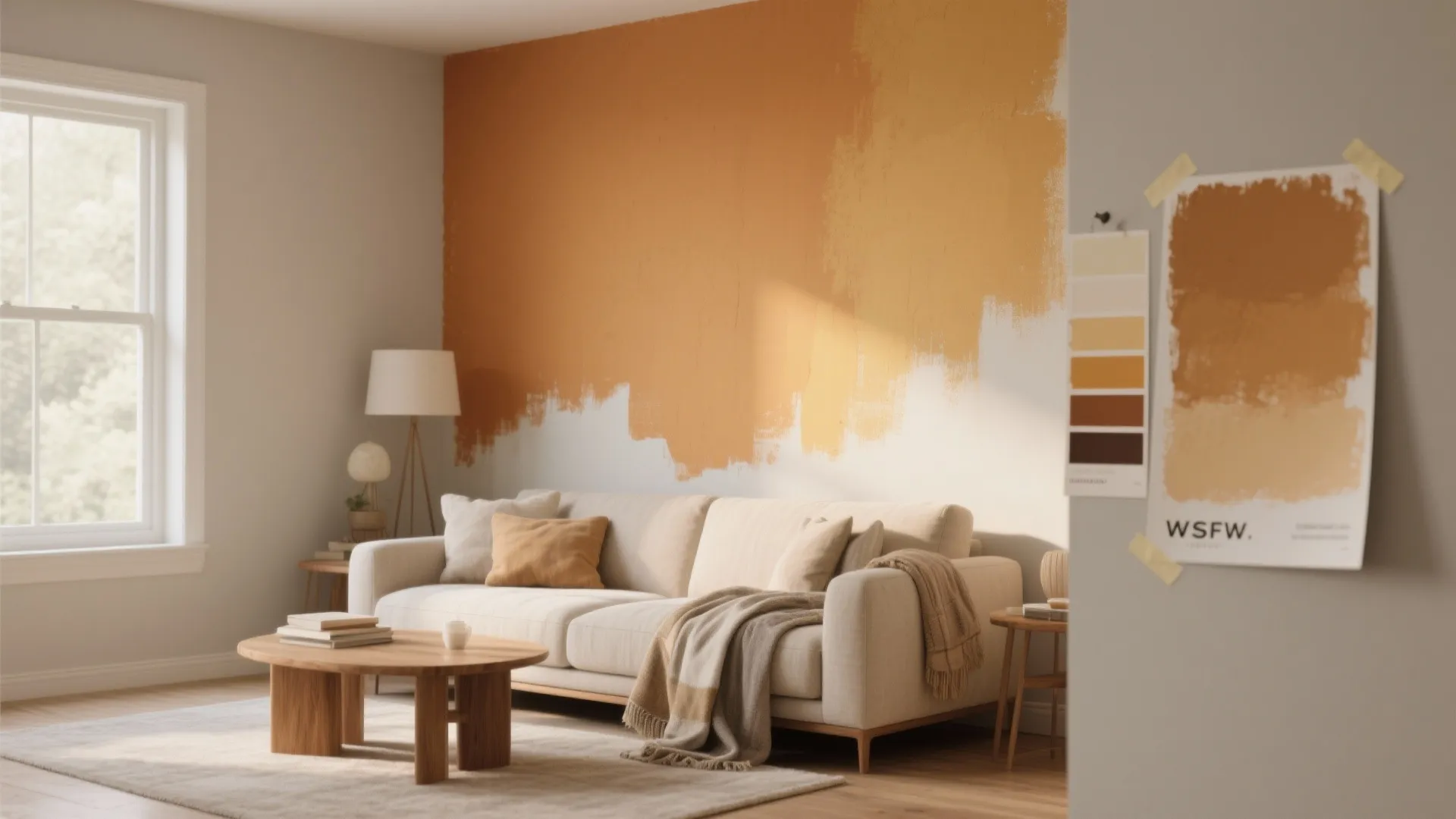 1. Soft Neutrals with a Warm Accent