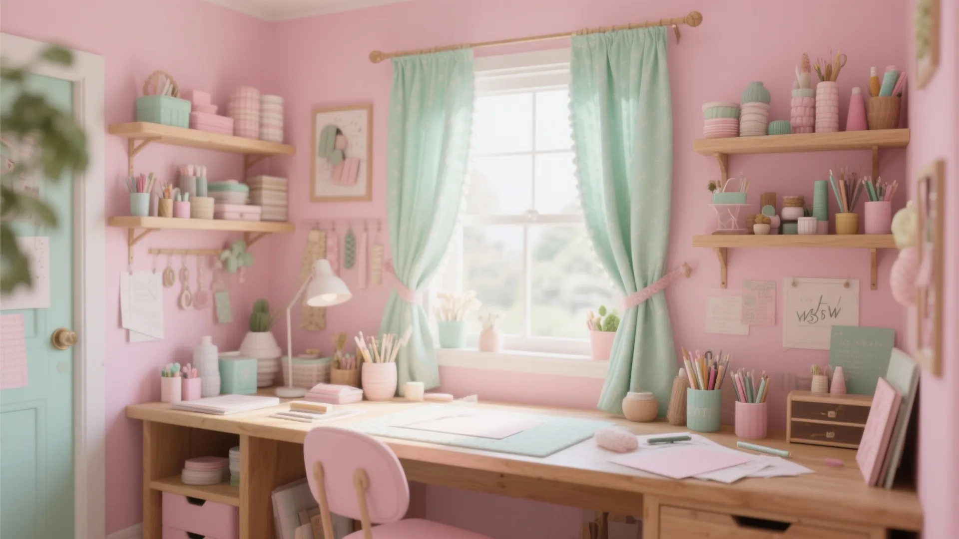 Tip 1: Soft Pastels for Calm Creativity