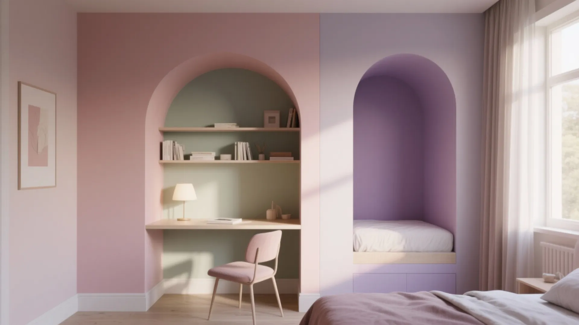 4. Soft Pastel Zones