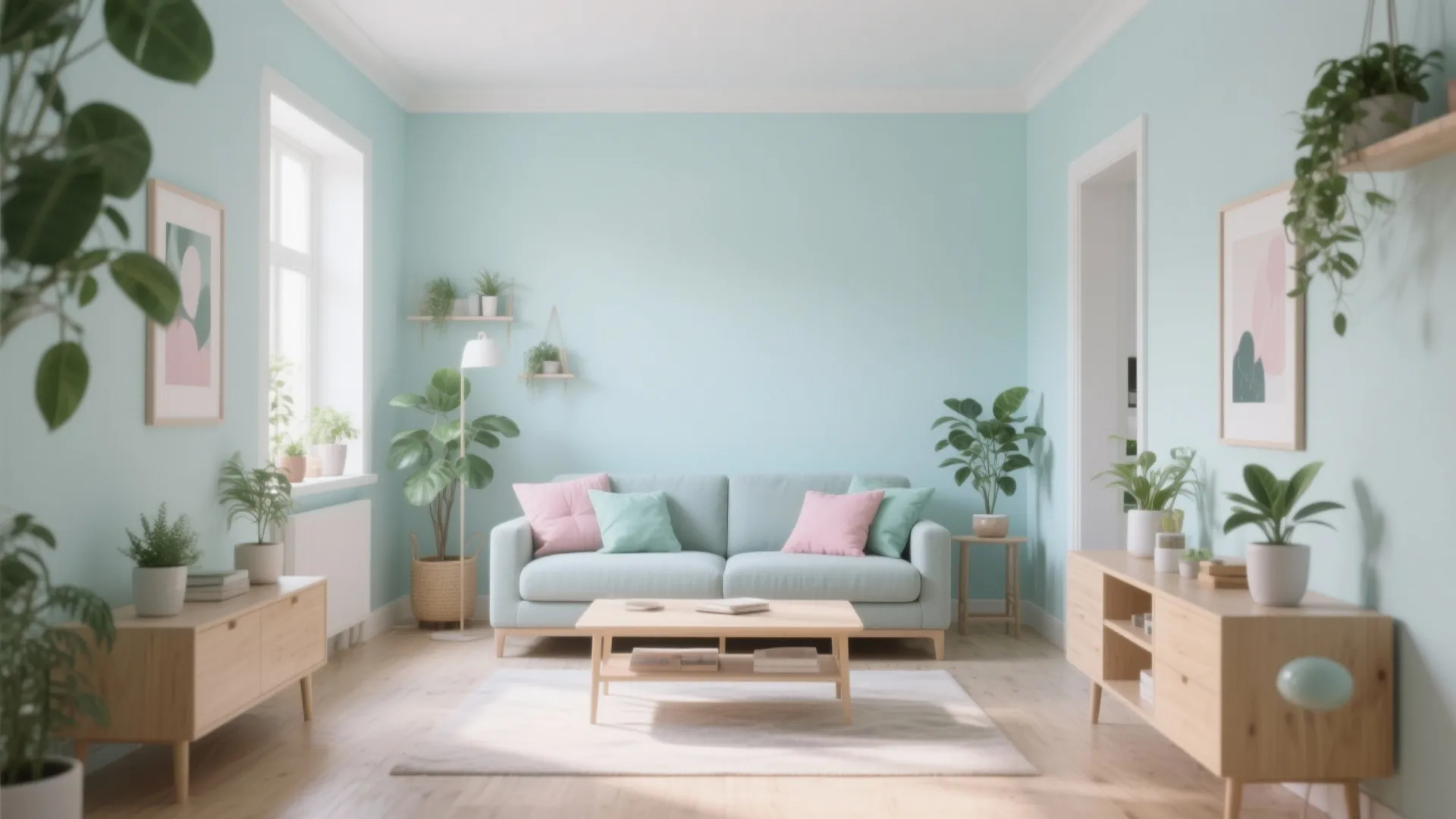 3. Soft Pastels for Airiness