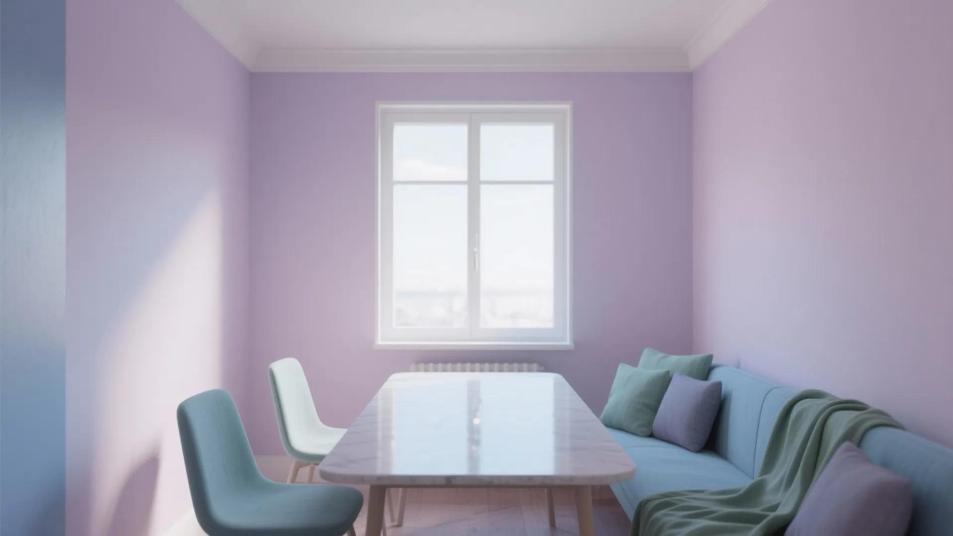 Soft pastels for subtle elegance