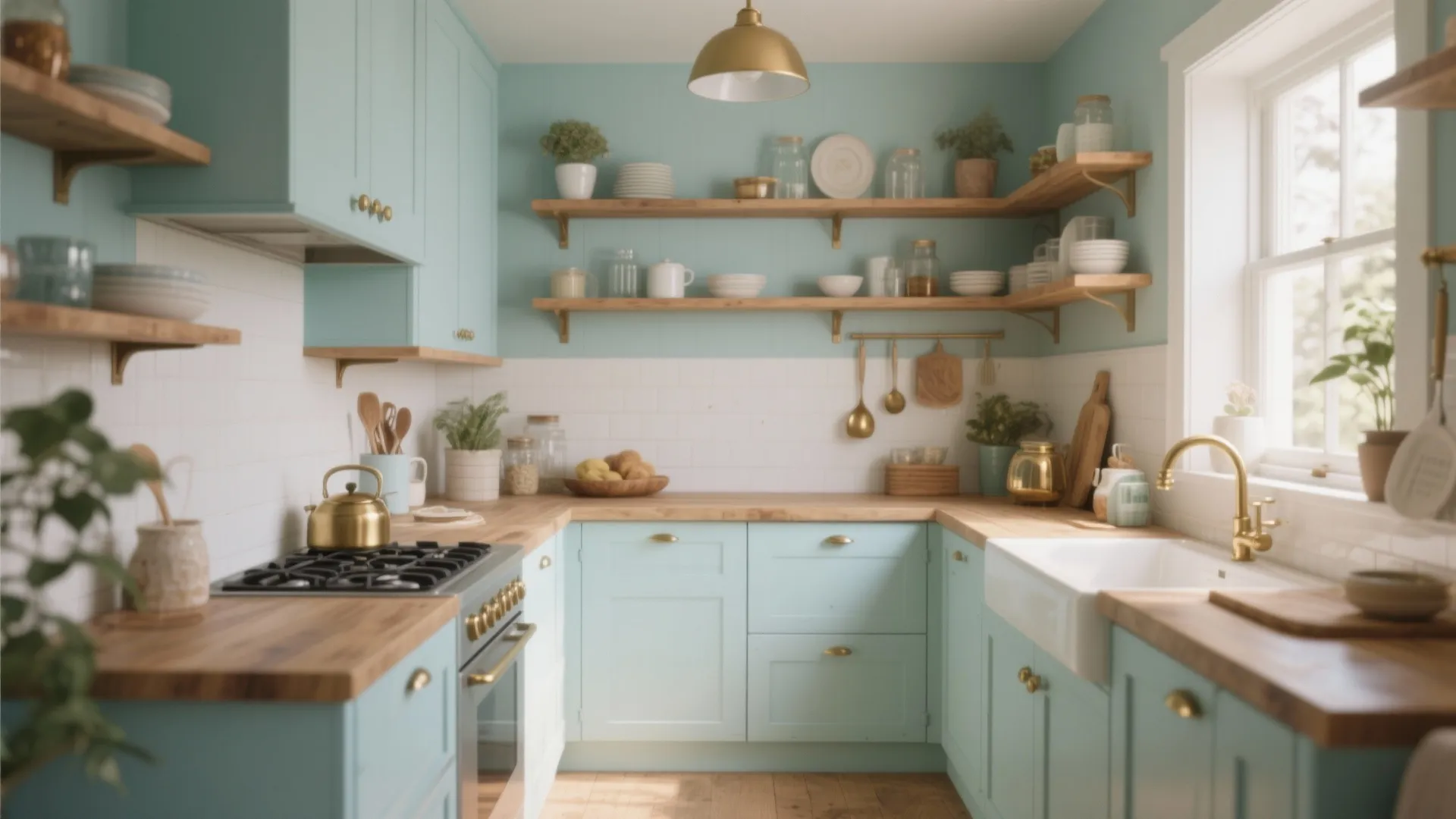 3. Soft Pastels with Warm Accents