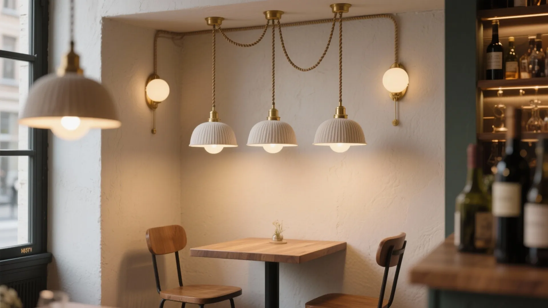 Soft-glow pendant clusters