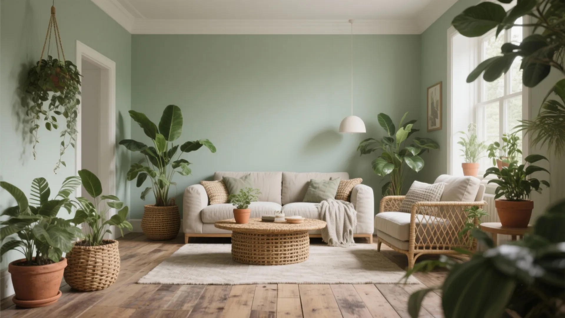 2. Soft Sage and Muted Greens