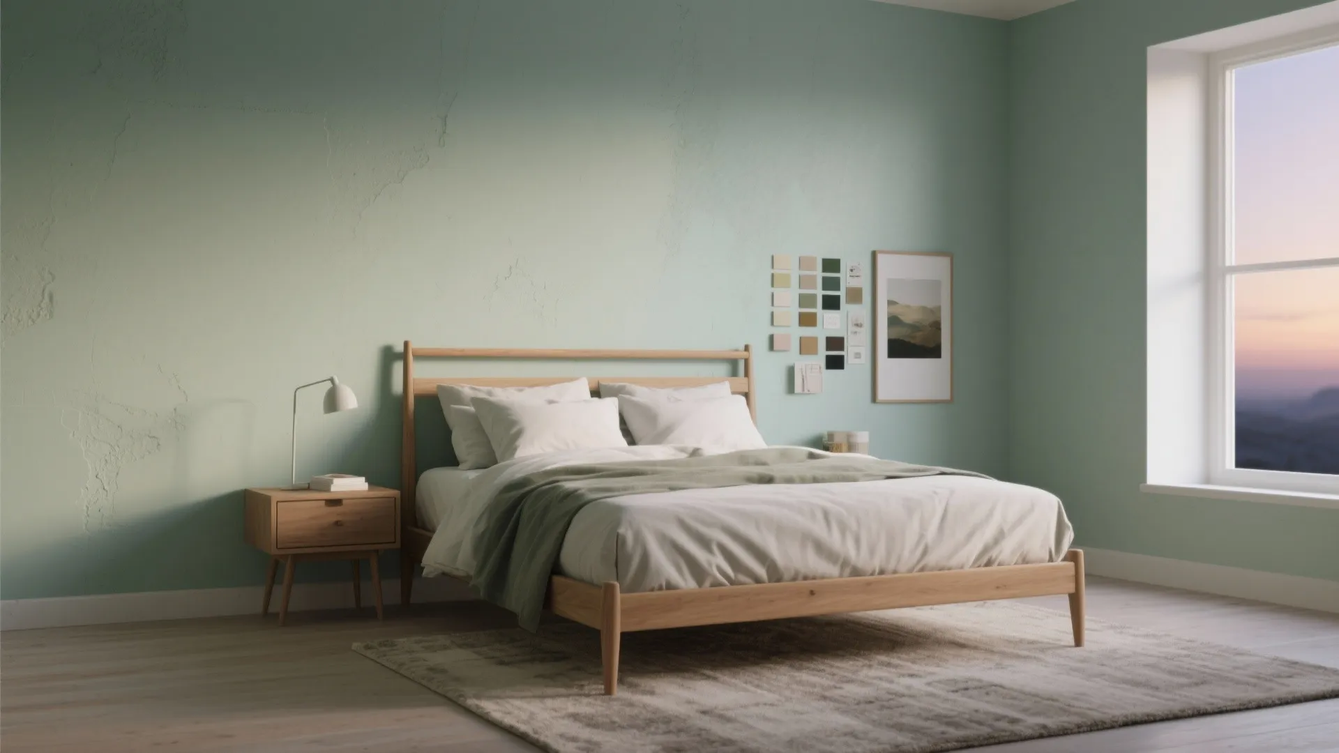 1. Soft Sage for Serene Bedrooms