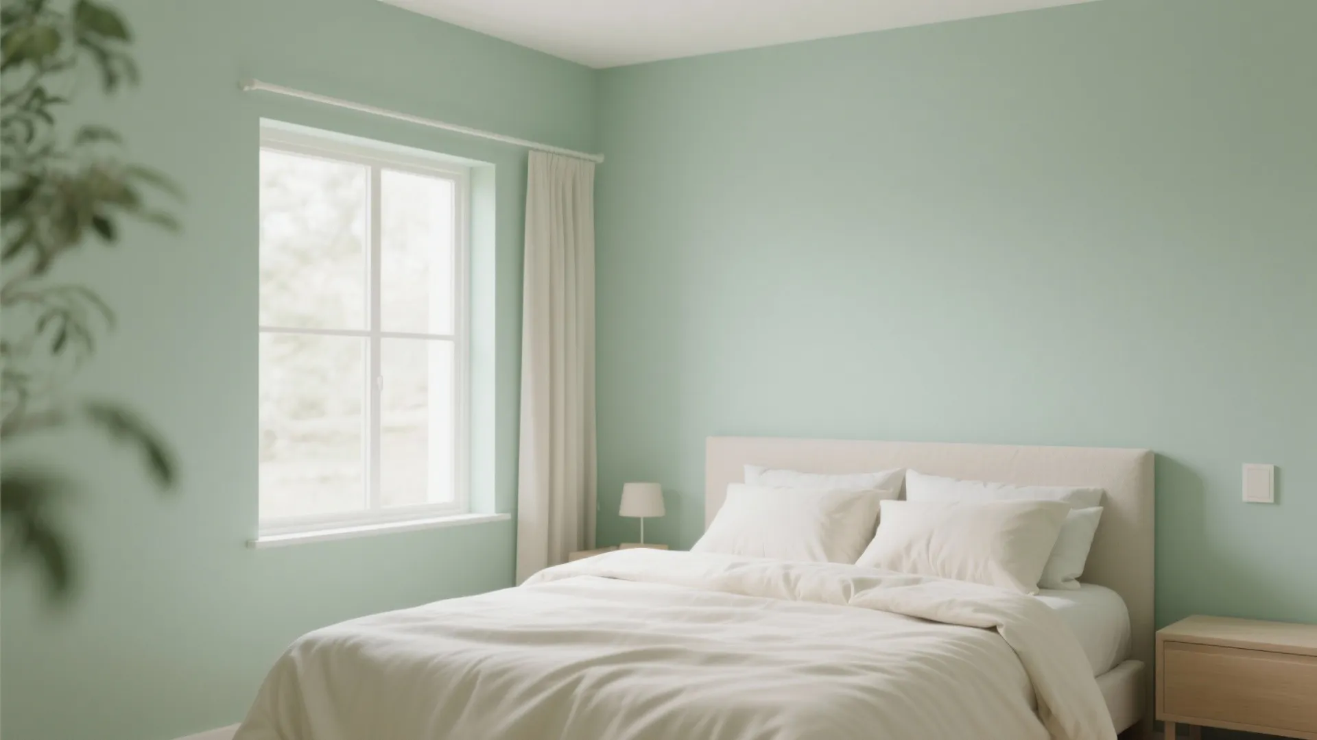 2. Soft Sage and Cream