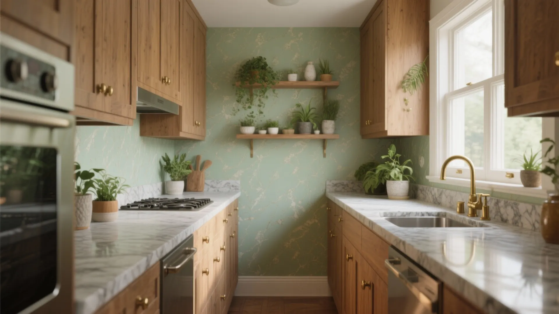 Green Kitchen Wallpaper: 5 Inspiring Ideas: Practical small-space tips and real-project lessons for using green wallpaper in kitchens