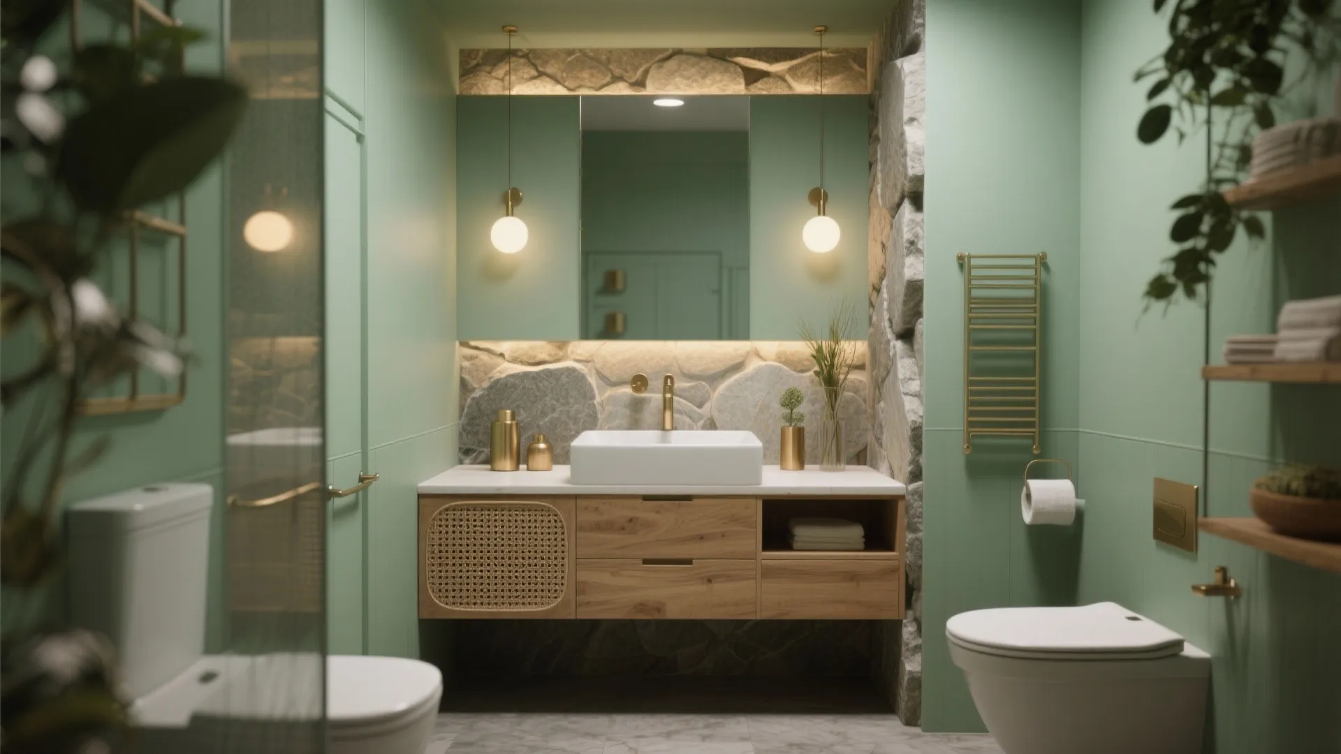 5. Soft Sage Green for Organic Calm