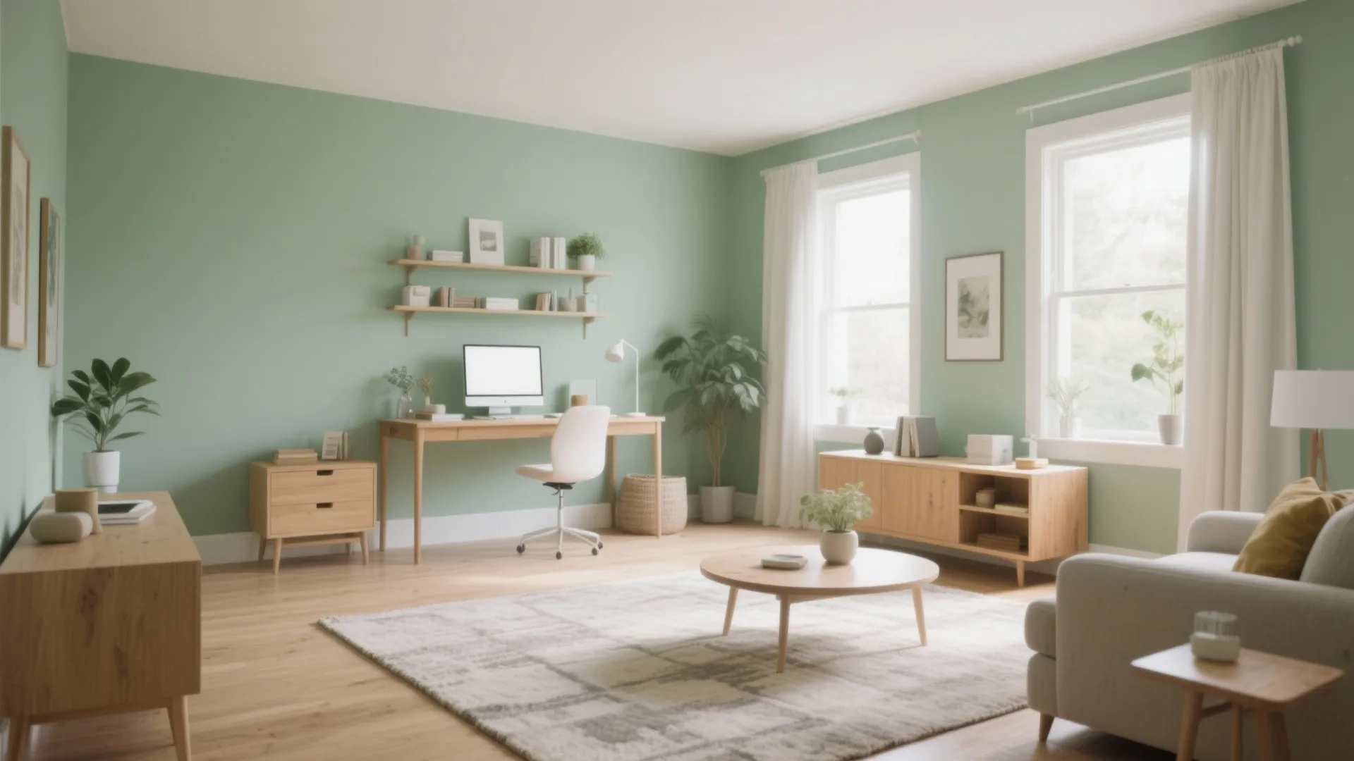 3. Soft Sage Green for Calm