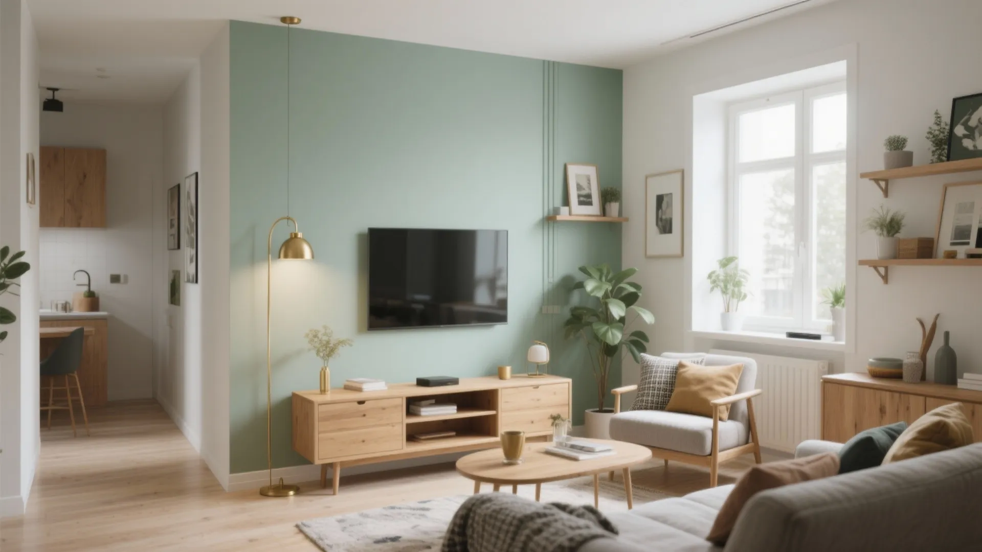 3. Soft Sage Serenity