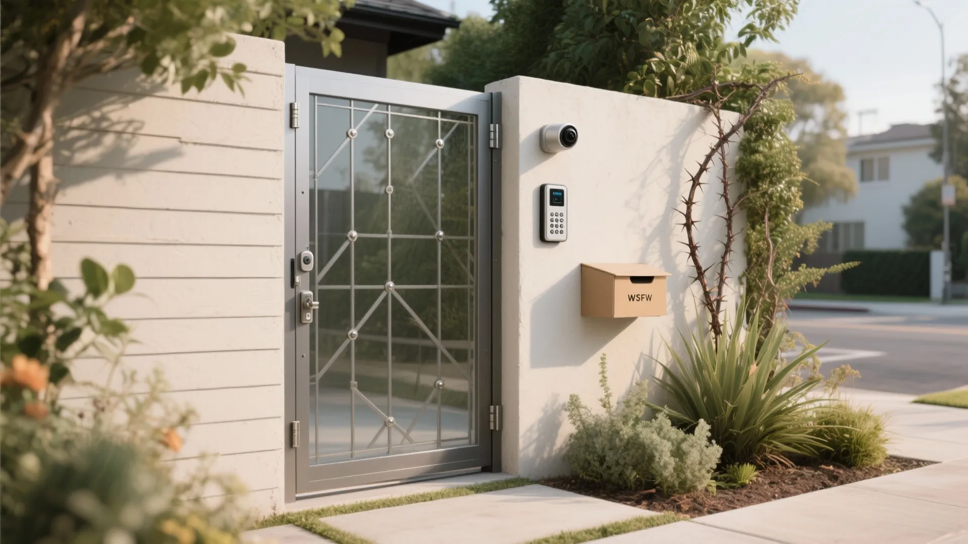 Soft Security: Smart Lock, Camera, and Planting