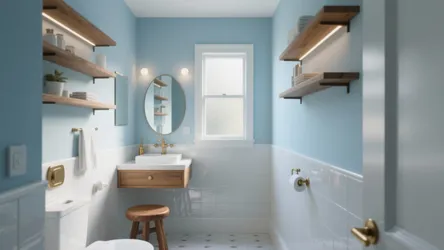5 Light Blue Paint Ideas for Small Bathrooms