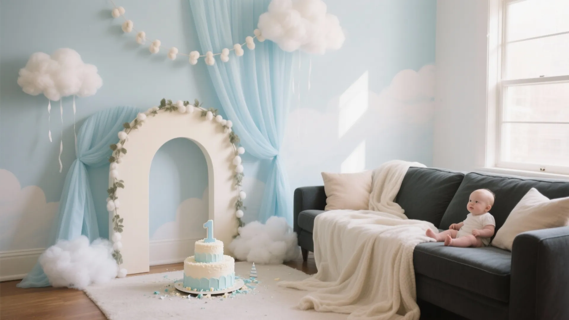 Soft Sky Palette + Cloud Corners