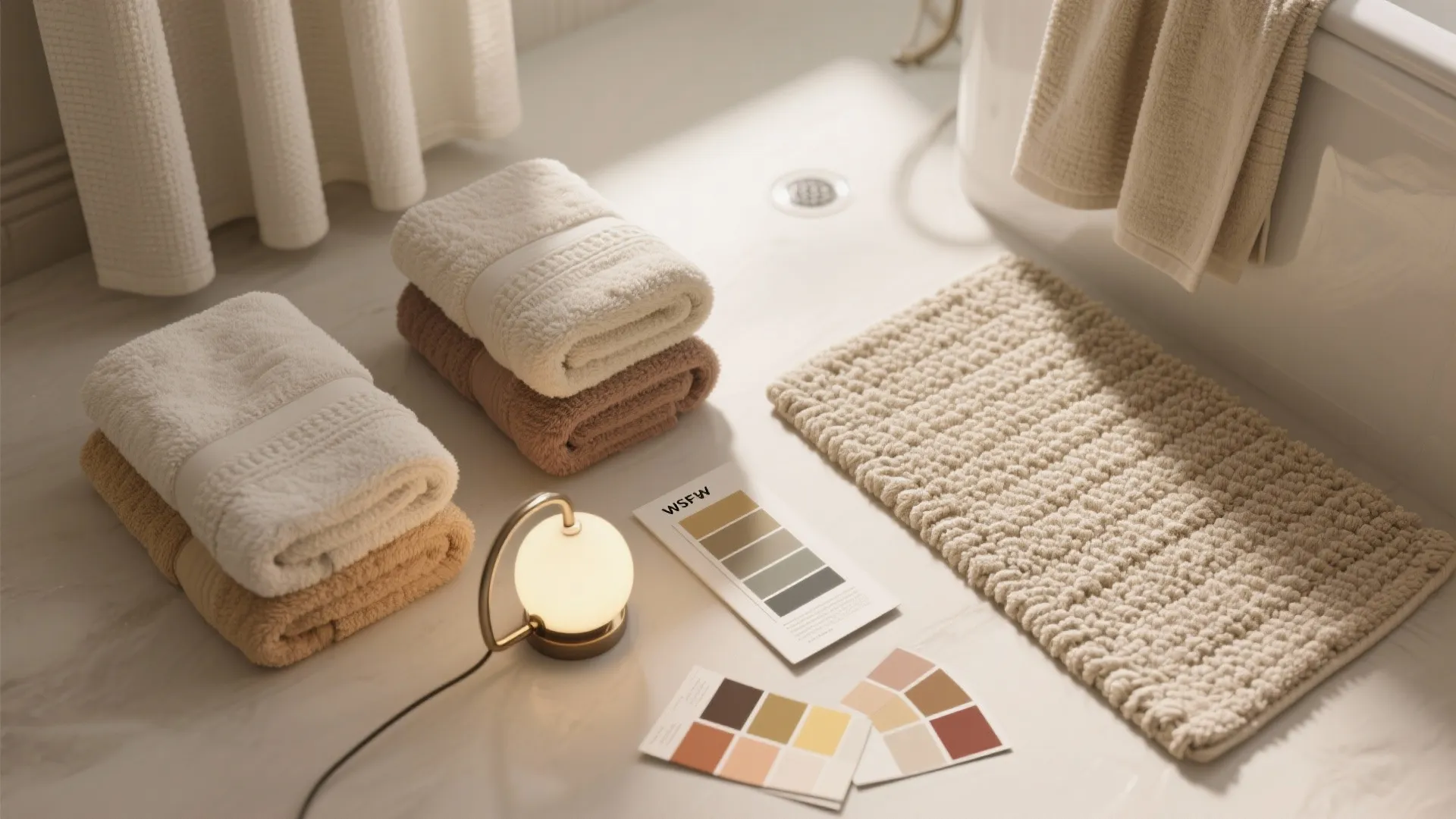 4. Soften the room with textiles and lighting