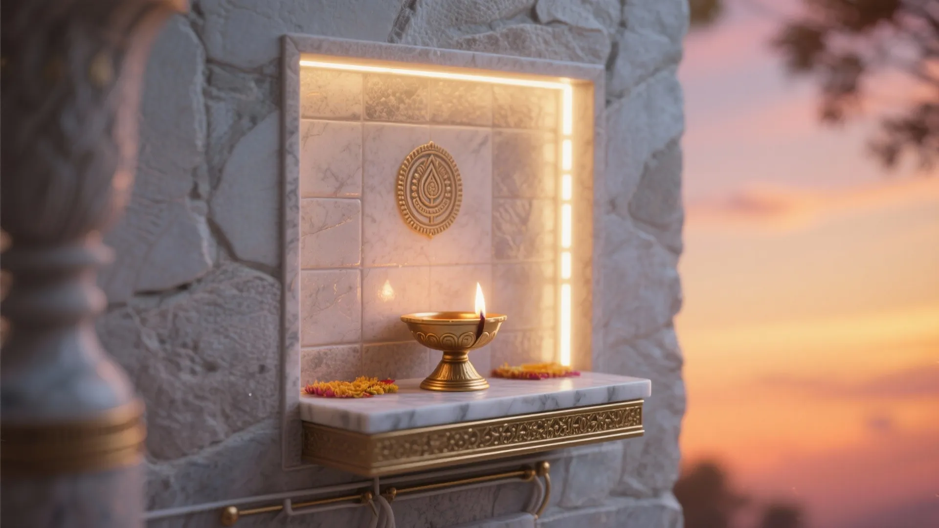 Non-Flammable Backdrop with Soft Wall Wash