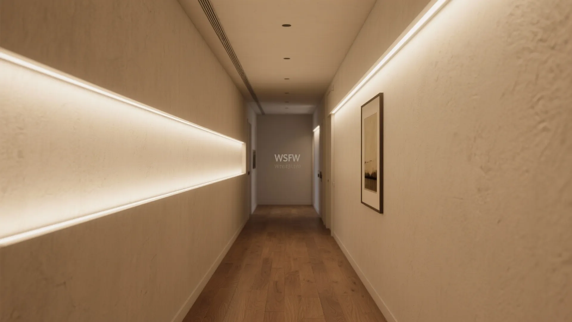 1) Soft wall washing to stretch your walls