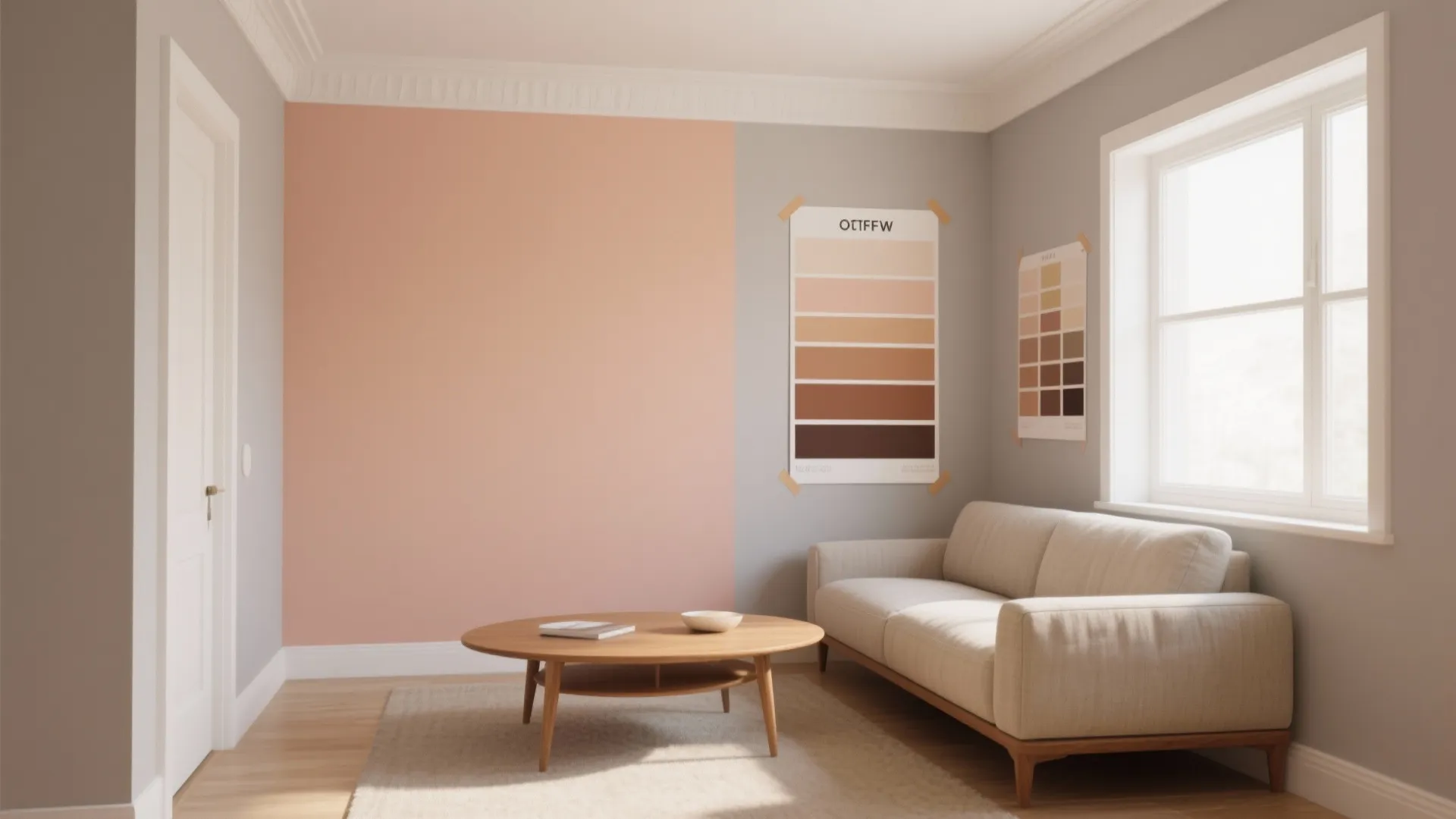 1. Soft warm neutrals to expand and soothe