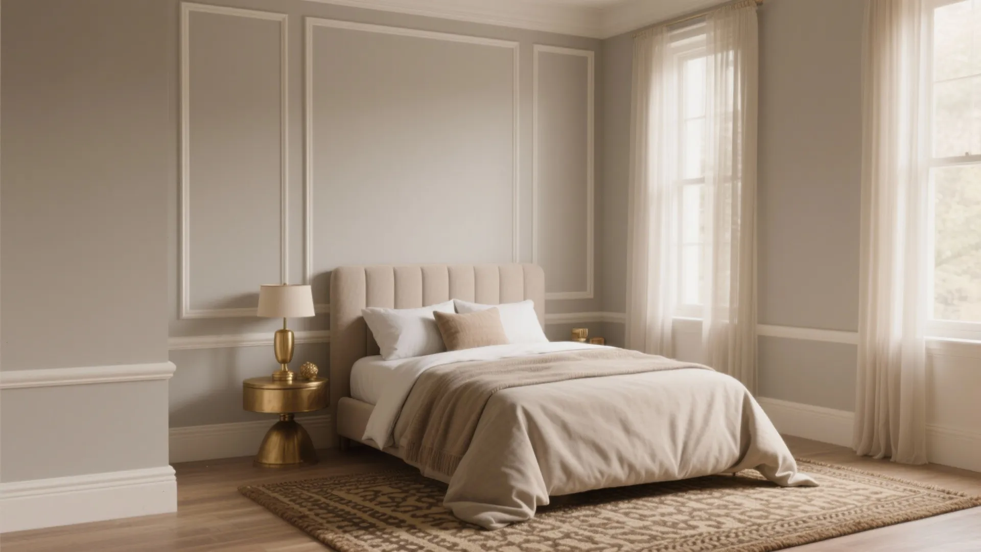 1. Soft warm neutrals: greige and warm whites