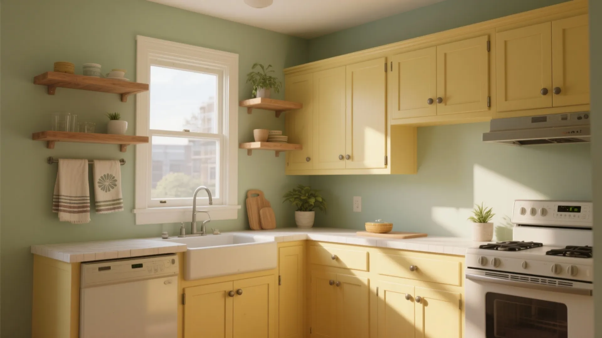 1. Soft, warm sage for cozy vibes