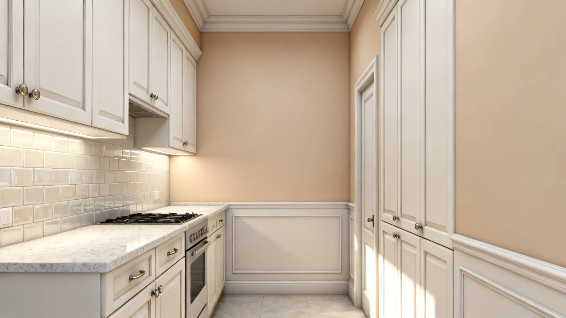 1) Soft whites and warm off-whites