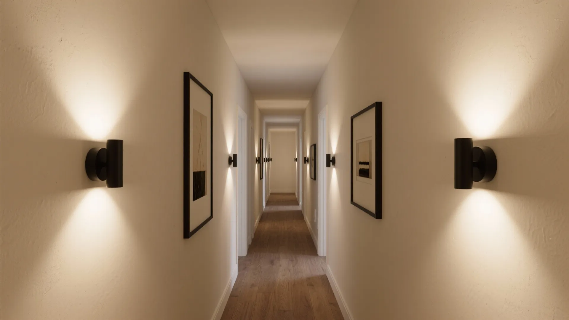 Soft wash for narrow halls