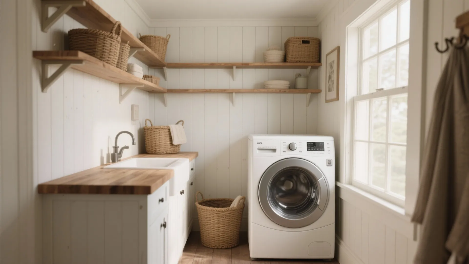 1. Soft Farmhouse White with Warm Undertones