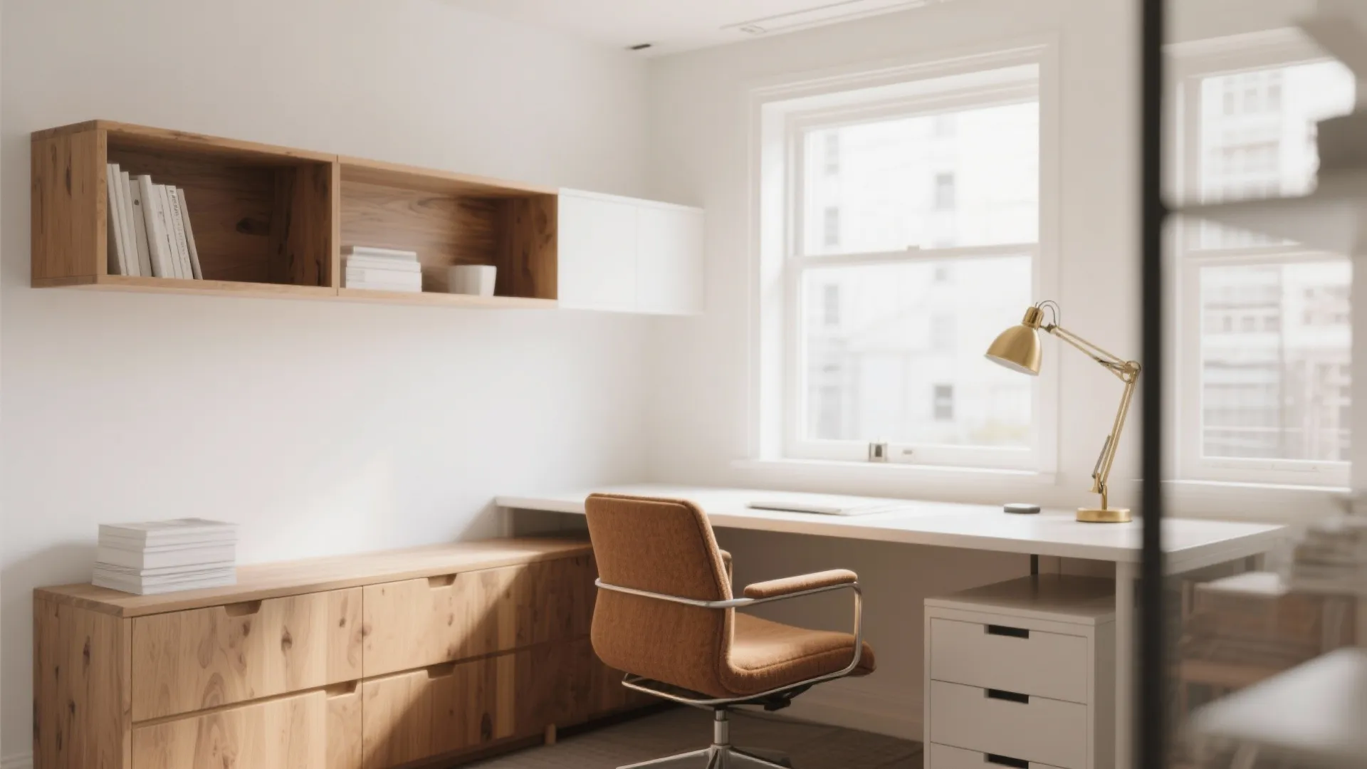 1. Soft White with Warm Accents