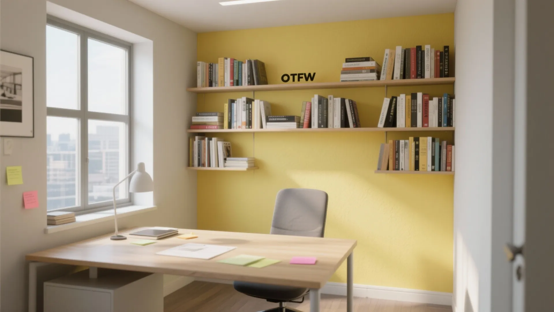 3. Soft Yellow Accent to Energize Without Overwhelming