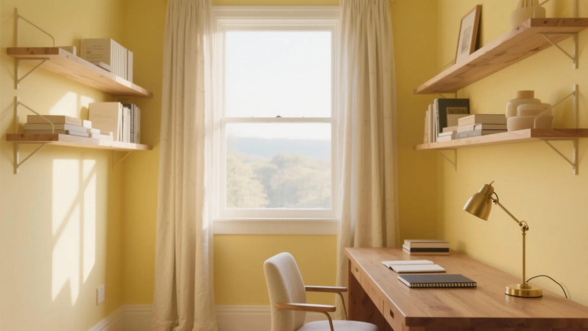 Soft Yellow for Focus and Positivity