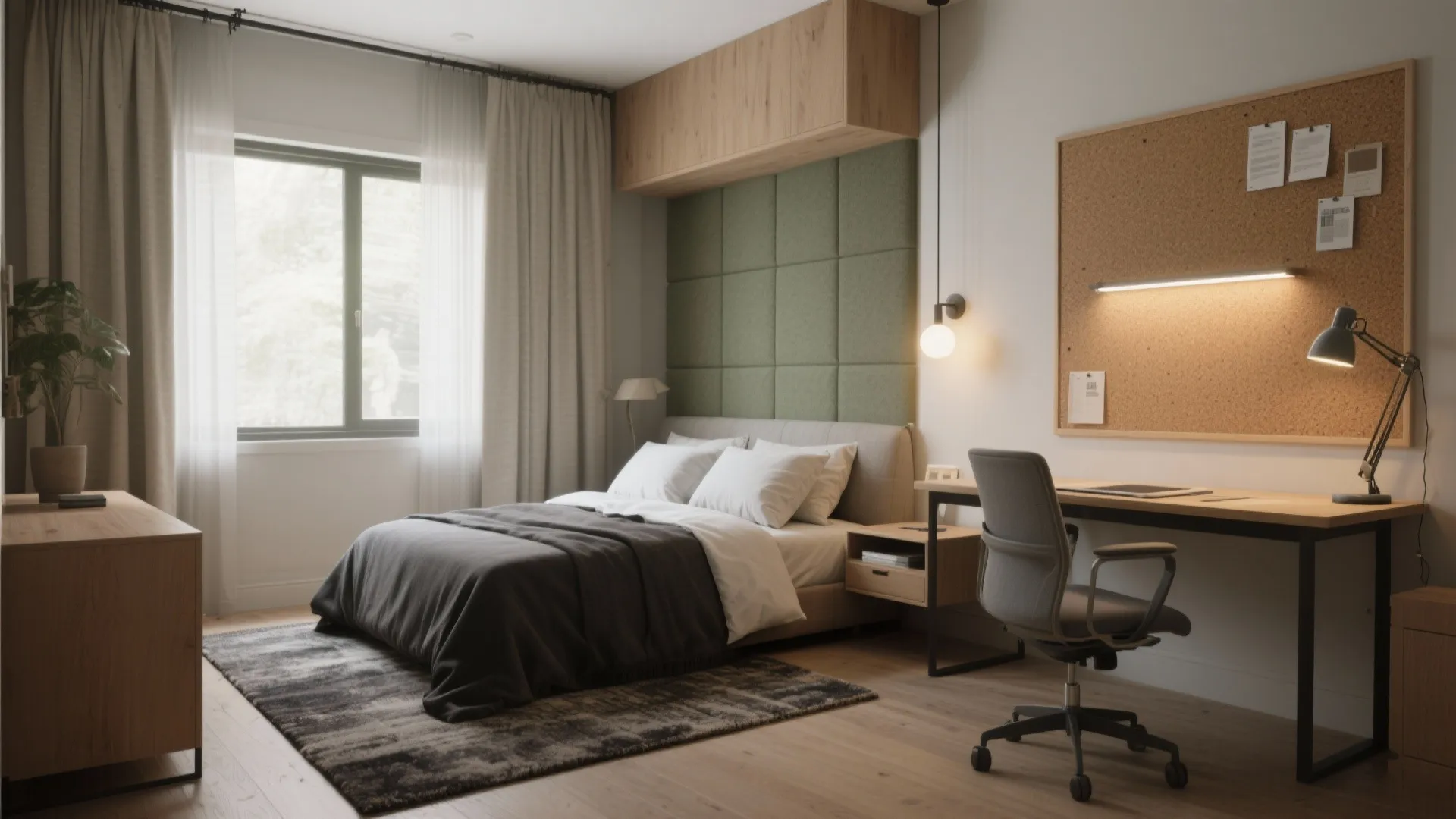 Idea 5: Soft Zoning with Rugs, Curtains, and Scenes