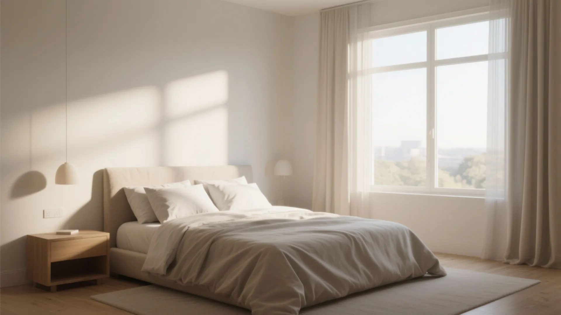 2. Use Eggshell to Soften Natural Light