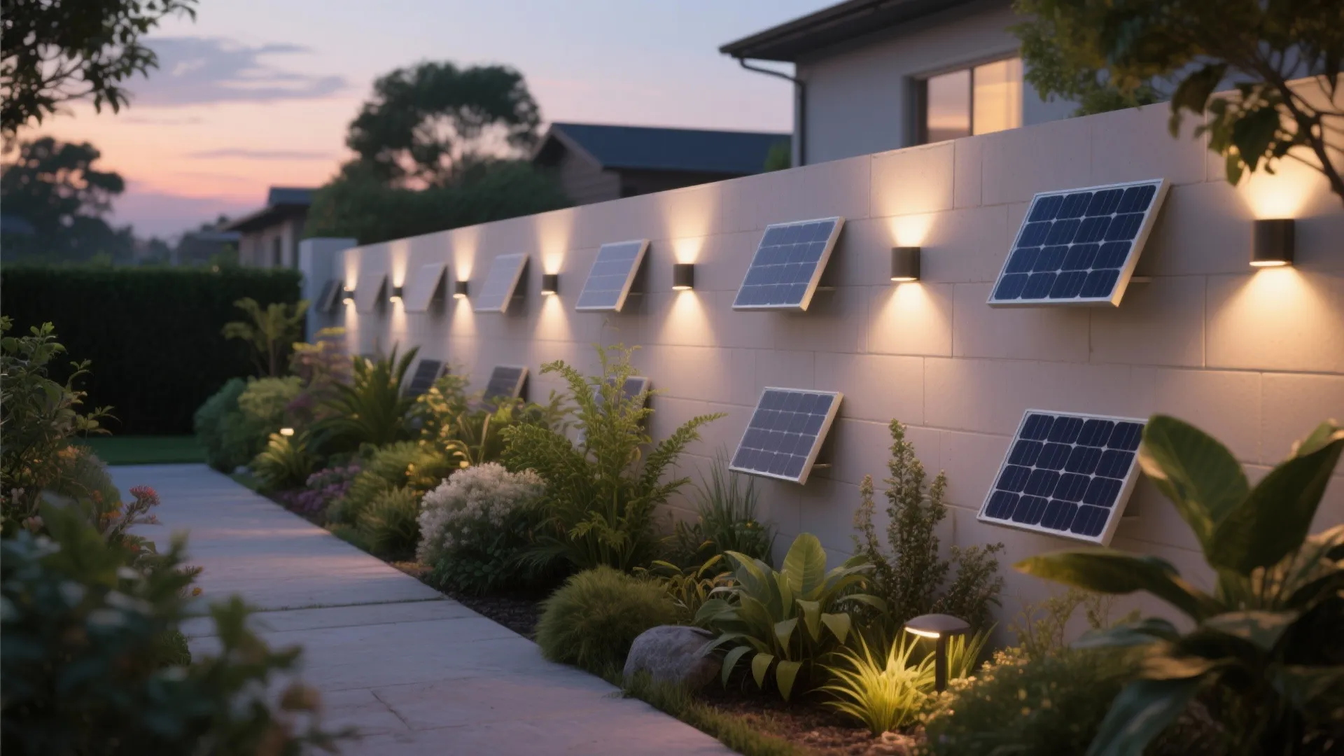 Solar-Powered Accent Lights